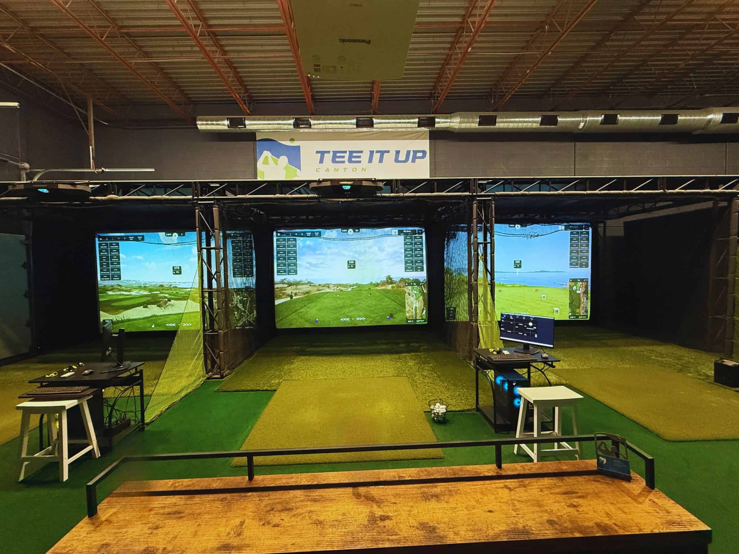 indoor golf in Canton, Ohio